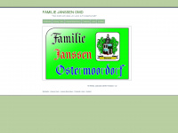 familie-janssen-omd.de Webseite Vorschau