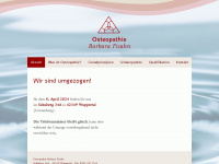 fisahn-osteopathie.de Webseite Vorschau