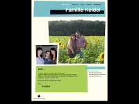 familie-keidel.de Webseite Vorschau