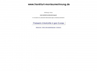 frankfurt-monteurwohnung.de Webseite Vorschau