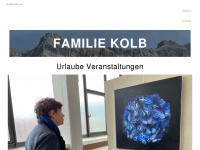 familie-kolb.com Webseite Vorschau