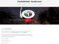 frischmilchhof-lanzl.de Webseite Vorschau