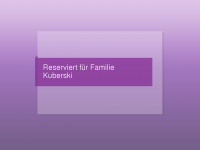familie-kuberski.de Webseite Vorschau