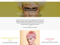 friseur-funk.de Webseite Vorschau