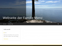 familie-menz.de Webseite Vorschau