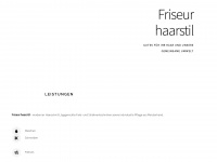 friseur-haarstil.de Webseite Vorschau