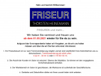 friseur-heinemann.de Webseite Vorschau