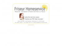 friseur-homeservice.de Webseite Vorschau