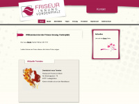 friseur-innung-vp.de Webseite Vorschau