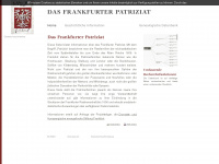 frankfurter-patriziat.de Webseite Vorschau