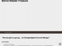 friseur-niester.de Webseite Vorschau