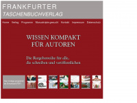frankfurtertaschenbuchverlag.de Webseite Vorschau