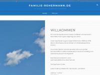 familie-rehermann.de Webseite Vorschau