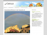 amaryllis-bonn.de Webseite Vorschau