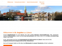 aegidien-kirche-luebeck.de Webseite Vorschau