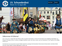 schwedenfest-wismar.de Webseite Vorschau