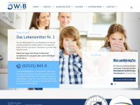 wasserversorgungbeckum.de Webseite Vorschau