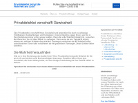 detektiv-deutschland.de Webseite Vorschau