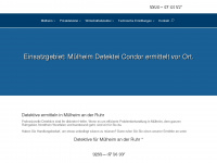 detektiv-muelheim.de Webseite Vorschau