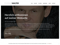 florian-walter.com Webseite Vorschau