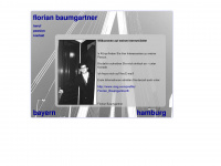 florianbaumgartner.de Webseite Vorschau