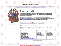 familie-salb.de Webseite Vorschau