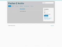 fischer-z-archiv.de Webseite Vorschau