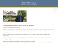 florianhaenle.de Webseite Vorschau