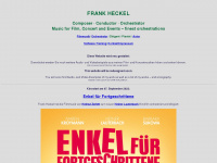 frankheckel.com Webseite Vorschau