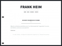 frankheim.com Webseite Vorschau