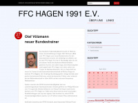 federfussball.wordpress.com Webseite Vorschau