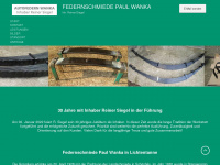 federn-wanka.de Webseite Vorschau