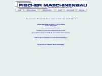 fischermaschinenbau.de Webseite Vorschau