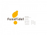 fuss-fidel.de Webseite Vorschau
