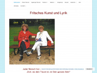 fritsches-kunstundlyrik.de Webseite Vorschau