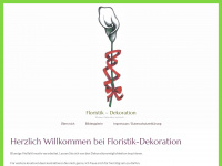 floristik-dekoration.de Webseite Vorschau