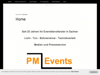 pmevents.de Webseite Vorschau