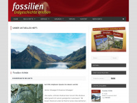 fossilien-journal.de Webseite Vorschau