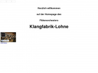 lohner-spielmannszug.de Webseite Vorschau