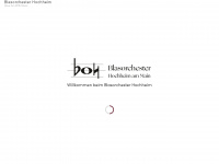 blasorchester-hochheim.de Webseite Vorschau