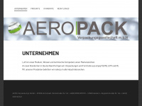 aeropack.de Webseite Vorschau