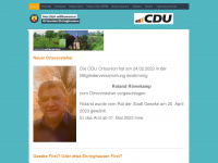 cdu-ehringhausen.de Webseite Vorschau