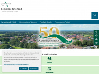 saterland.de Webseite Vorschau