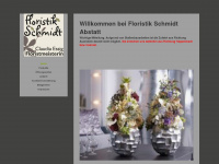 floristik-schmidt.de Webseite Vorschau