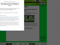 fussball-kader.net Webseite Vorschau