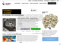 fussball-legende.de Webseite Vorschau