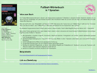 fussball-woerterbuch.de Webseite Vorschau