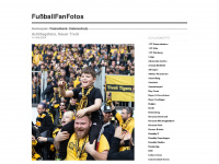 fussballfanfotos.de Webseite Vorschau