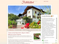 froehlichhof.com Webseite Vorschau