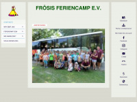 froesis-feriencamp.de Webseite Vorschau